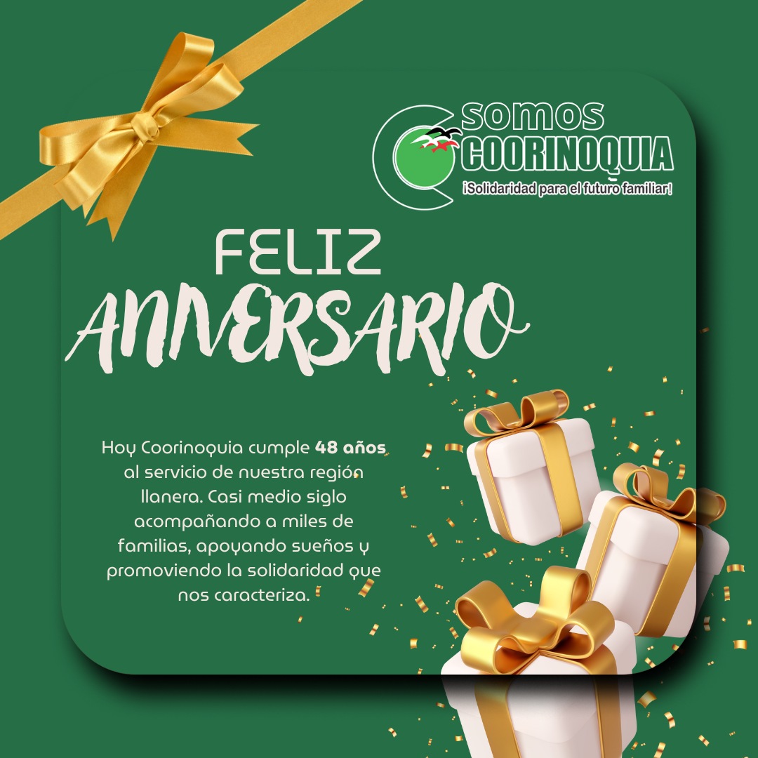 48 años sembrando futuro Coorinoquia y su compromiso con la economía solidaria